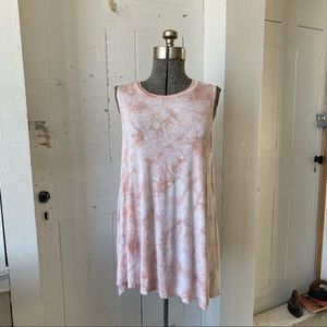 Audrey 3+1 pink Tie Dye Tunic Top